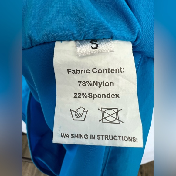 ๐ NWOT ๐ REACHME Workout Romper | Brilliant Blue One-Piece | Womenโs Small - Picture 10 of 11